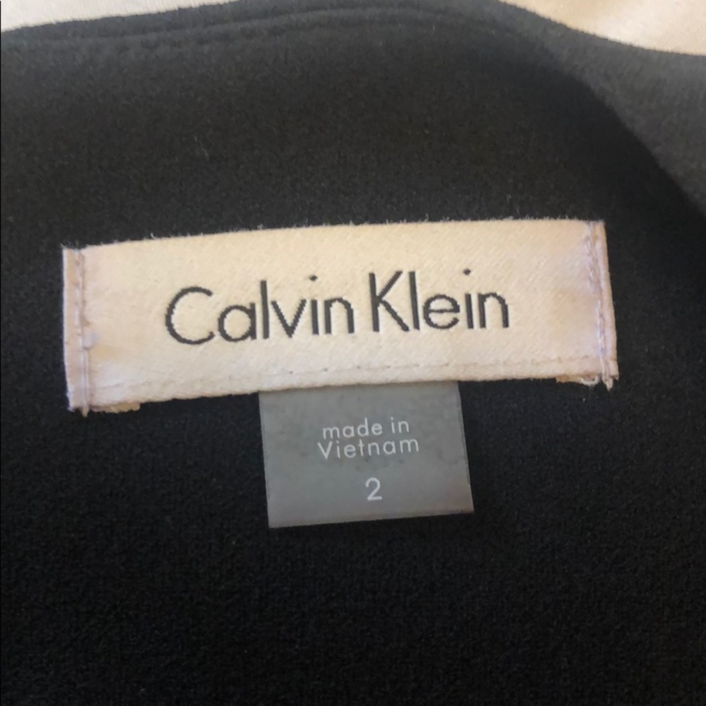 Calvin Klein Solid Black Sheath Dress - image 4